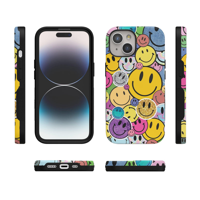 All Smiles | Smiley Face Sticker Case iPhone Case get.casely 