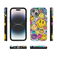 All Smiles | Smiley Face Sticker Case iPhone Case get.casely 