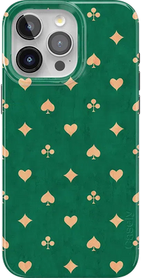 Royal Flush | French Deck Case iPhone Case get.casely Classic + MagSafe® iPhone 15 Pro Max