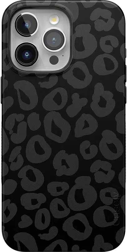 Into the Wild | Black Leopard Case iPhone Case get.casely Bold + MagSafe® iPhone 15 Pro Max 