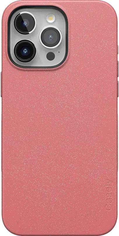 Starfish Wishes | Coral Pink Shimmer Case iPhone Case get.casely Bold + MagSafe® iPhone 15 Pro Max 
