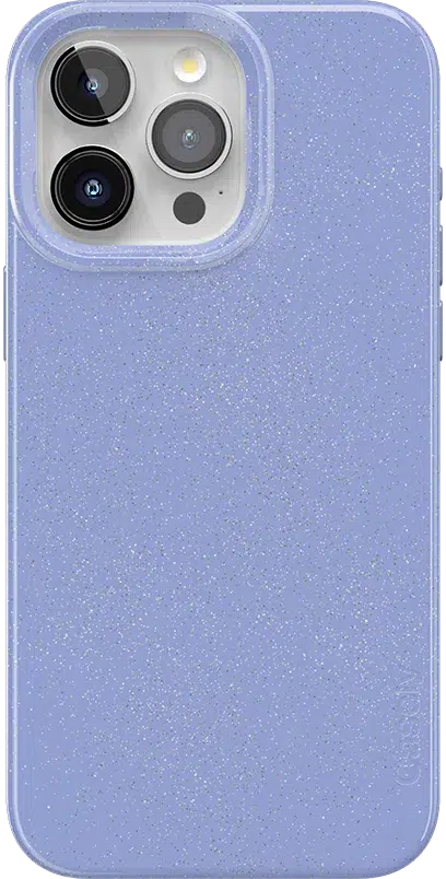 First Light | Periwinkle Pastel Shimmer Case iPhone Case get.casely Classic + MagSafe® iPhone 15 Pro 