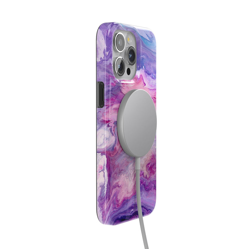 Tie Dying Over You | Purple Marble iPhone Case iPhone Case get.casely 