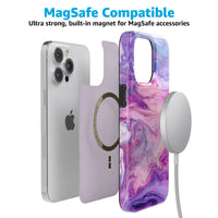 Tie Dying Over You | Purple Marble iPhone Case iPhone Case get.casely 