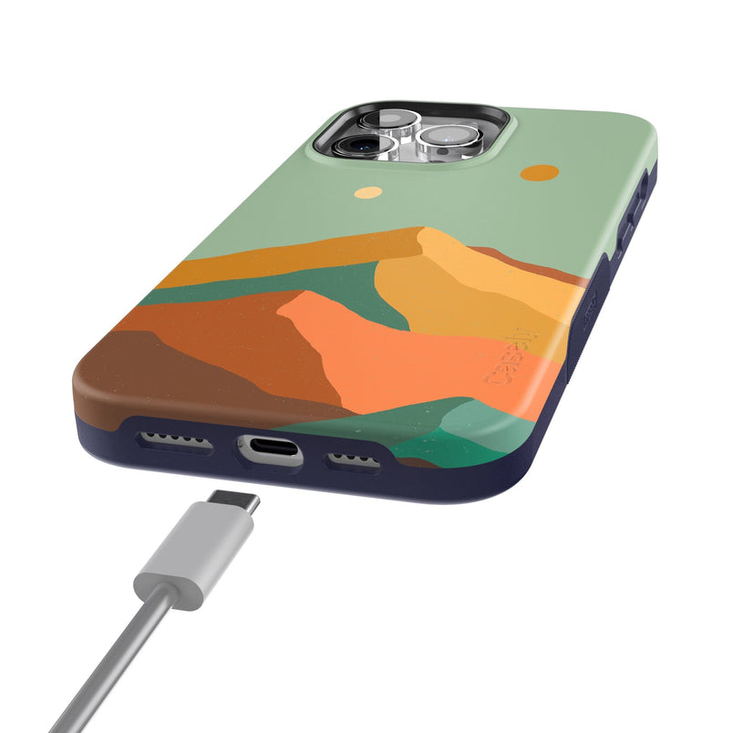 Endless Peaks | Colorblock Mountain Case iPhone Case get.casely