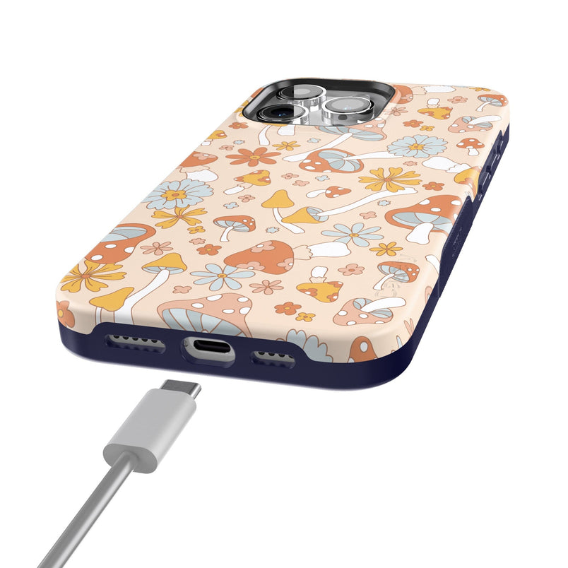 Mushroom Magic | Retro Floral Case iPhone Case get.casely 