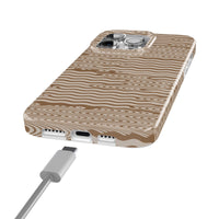 Mocha Ripple | Brown Waves Case iPhone Case get.casely 