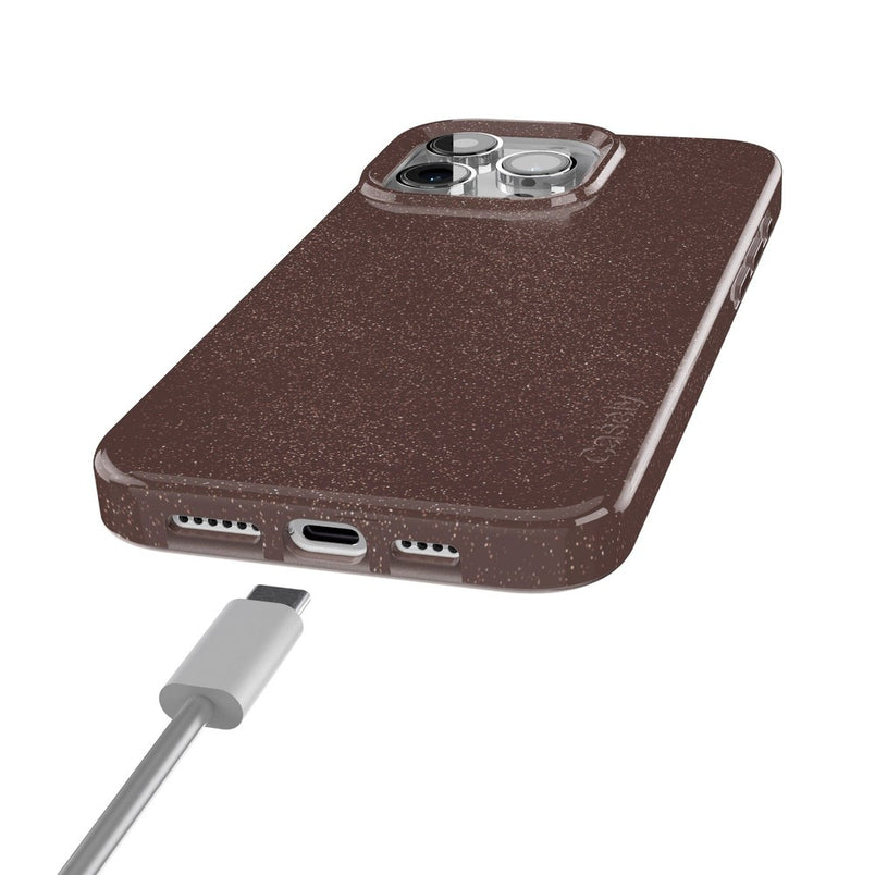 Cedar Trail | Brown Enchanted Shimmer Case iPhone Case get.casely 