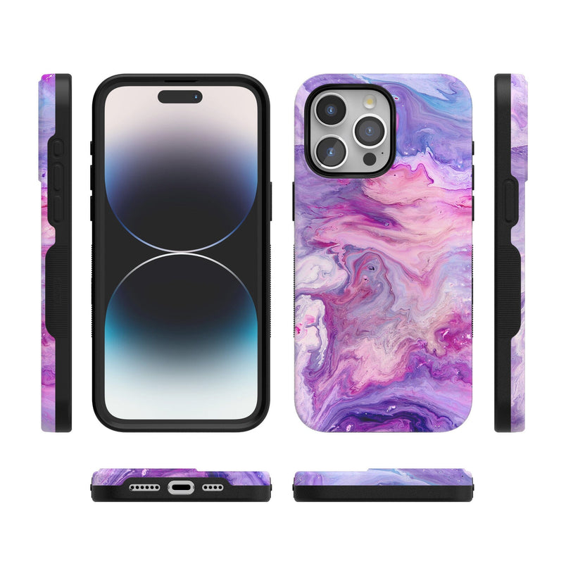 Tie Dying Over You | Purple Marble iPhone Case iPhone Case get.casely 