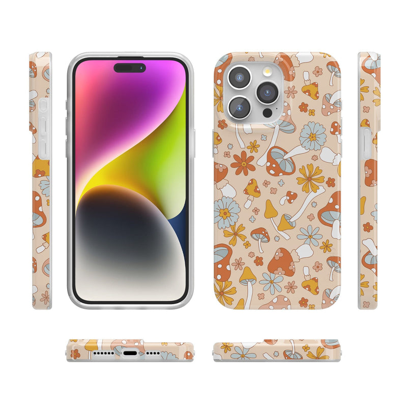 Mushroom Magic | Retro Floral Case iPhone Case get.casely 