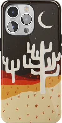 Desert Nights | Cactus Colorblock Case iPhone Case get.casely Essential + MagSafe® iPhone 15 Pro Max 