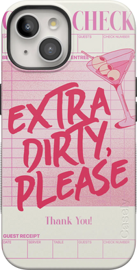 Extra Dirty Please | Fun on Weekdays Case iPhone Case get.casely Bold + MagSafe® iPhone 15 