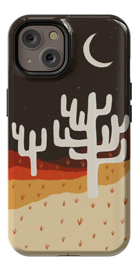 Desert Nights | Cactus Colorblock Case iPhone Case get.casely Essential + MagSafe® iPhone 15 