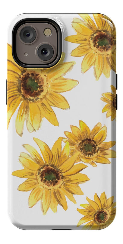 Golden Garden | Yellow Sunflower Floral Case iPhone Case get.casely Essential + MagSafe® iPhone 15