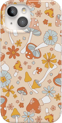 Mushroom Magic | Retro Floral Case iPhone Case get.casely Classic + MagSafe® iPhone 15 