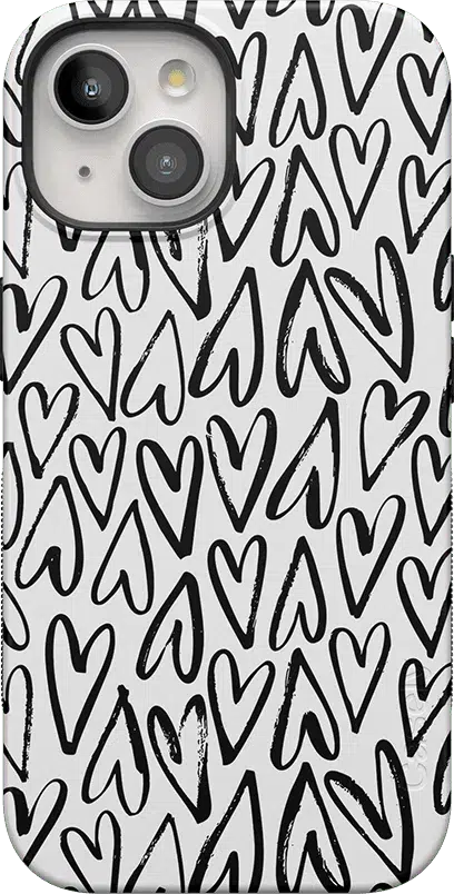 Heart Throb | Endless Hearts Case iPhone Case get.casely Bold + MagSafe® iPhone 15 Plus 