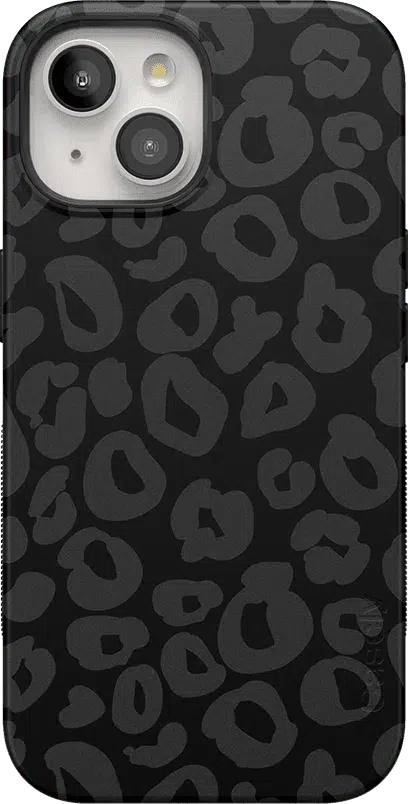 Into the Wild | Black Leopard Case iPhone Case get.casely Bold + MagSafe® iPhone 15 