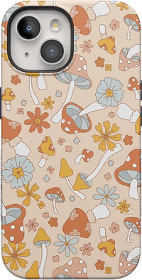 Mushroom Magic | Retro Floral Case iPhone Case get.casely Bold + MagSafe® iPhone 15 