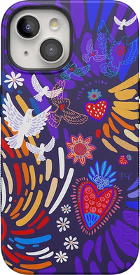 Viva La Vida | Frida Kahlo Collage Case iPhone Case get.casely Bold + MagSafe® iPhone 15 Plus 
