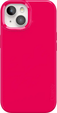 Think Pink | Solid Neon Pink Case iPhone Case get.casely Classic + MagSafe® iPhone 15 Plus 