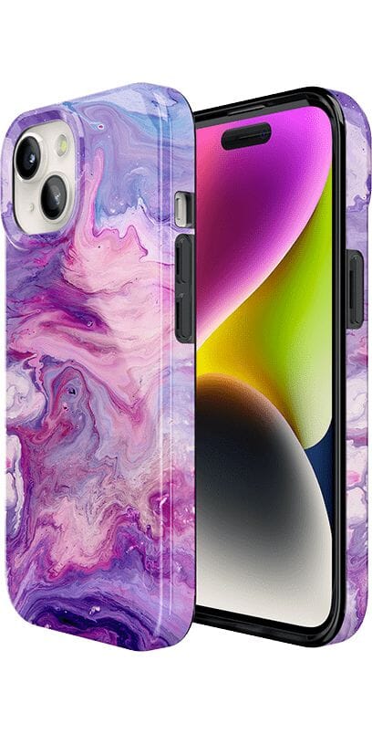 Tie Dying Over You | Purple Marble iPhone Case iPhone Case get.casely 