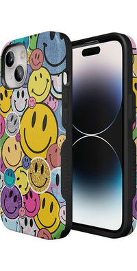 All Smiles | Smiley Face Sticker Case iPhone Case get.casely 