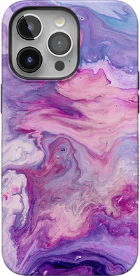 Tie Dying Over You | Purple Marble iPhone Case iPhone Case get.casely Bold + MagSafe® iPhone 15 Pro Max