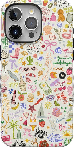 All the Fun Things | Fun on Weekdays Case iPhone Case get.casely 