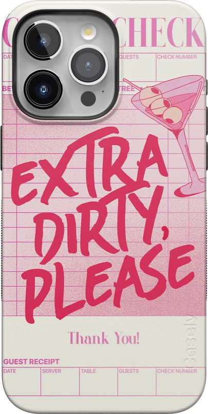 Extra Dirty Please | Fun on Weekdays Case iPhone Case get.casely Bold + MagSafe® iPhone 15 Pro Max 