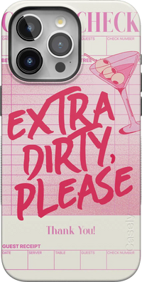 Extra Dirty Please | Fun on Weekdays Case iPhone Case get.casely Bold + MagSafe® iPhone 15 Pro Max 