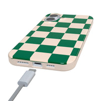 Fit Check | Green Checkerboard Case iPhone Case get.casely 