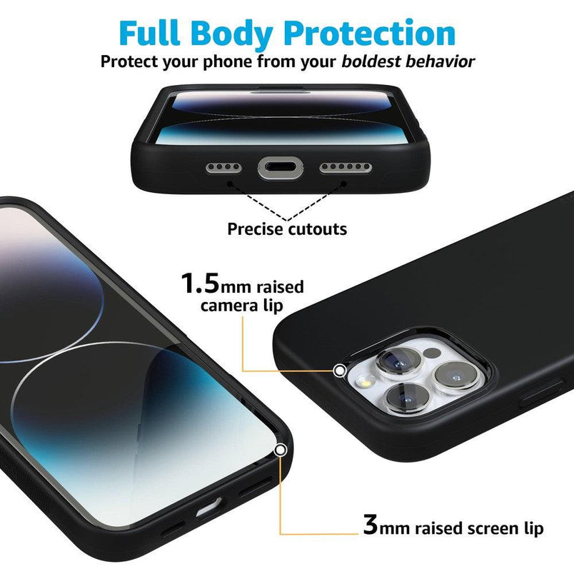 Black on Black | Ultra-Protective Bold Case iPhone Case get.casely 