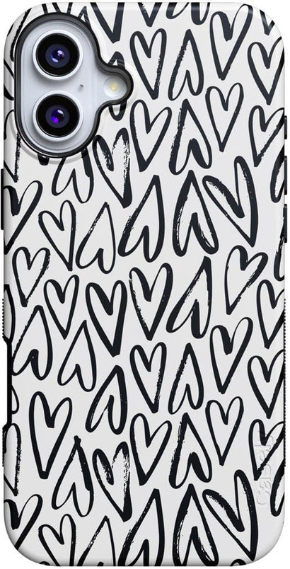 Heart Throb | Endless Hearts Case iPhone Case get.casely Bold + MagSafe® iPhone 16 Plus 