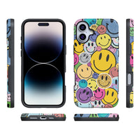 All Smiles | Smiley Face Sticker Case iPhone Case get.casely 