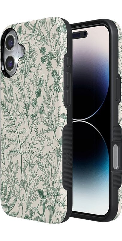 Sage Garden | Green Floral Case iPhone Case get.casely 