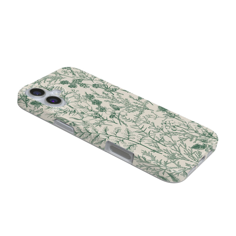 Sage Garden | Green Floral Case iPhone Case get.casely 