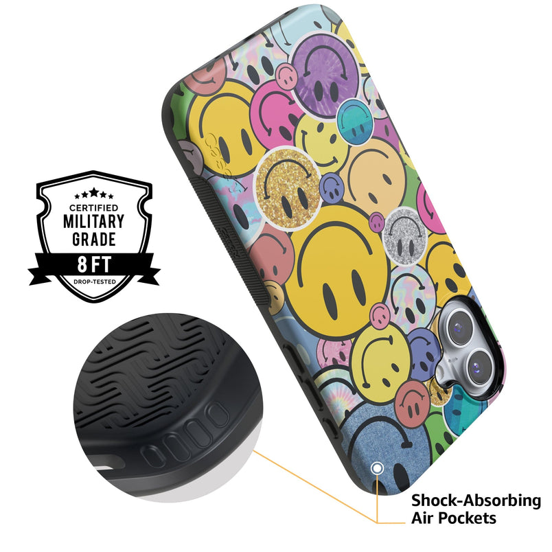 All Smiles | Smiley Face Sticker Case iPhone Case get.casely 