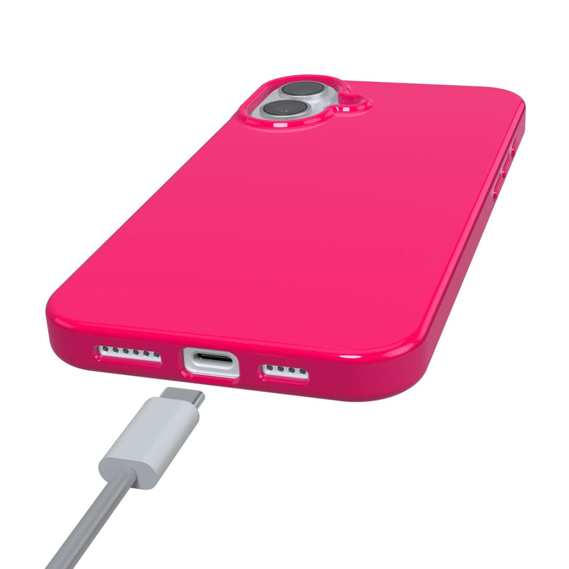 Think Pink | Solid Neon Pink Case iPhone Case get.casely 