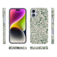 Sage Garden | Green Floral Case iPhone Case get.casely 