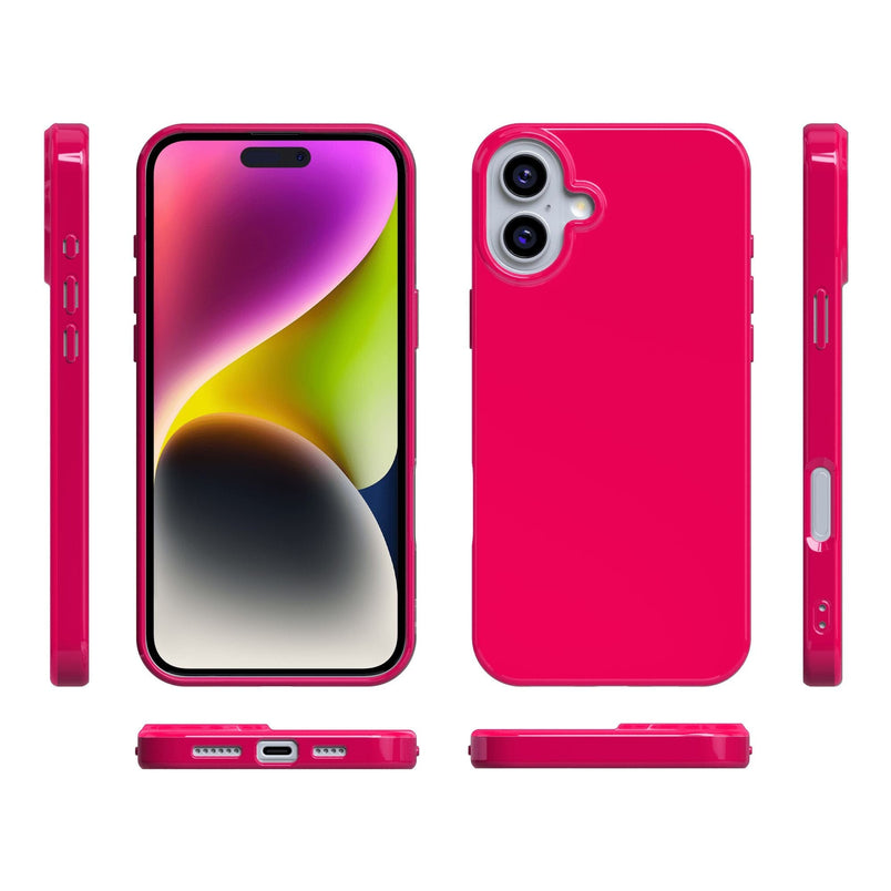 Think Pink | Solid Neon Pink Case iPhone Case get.casely 