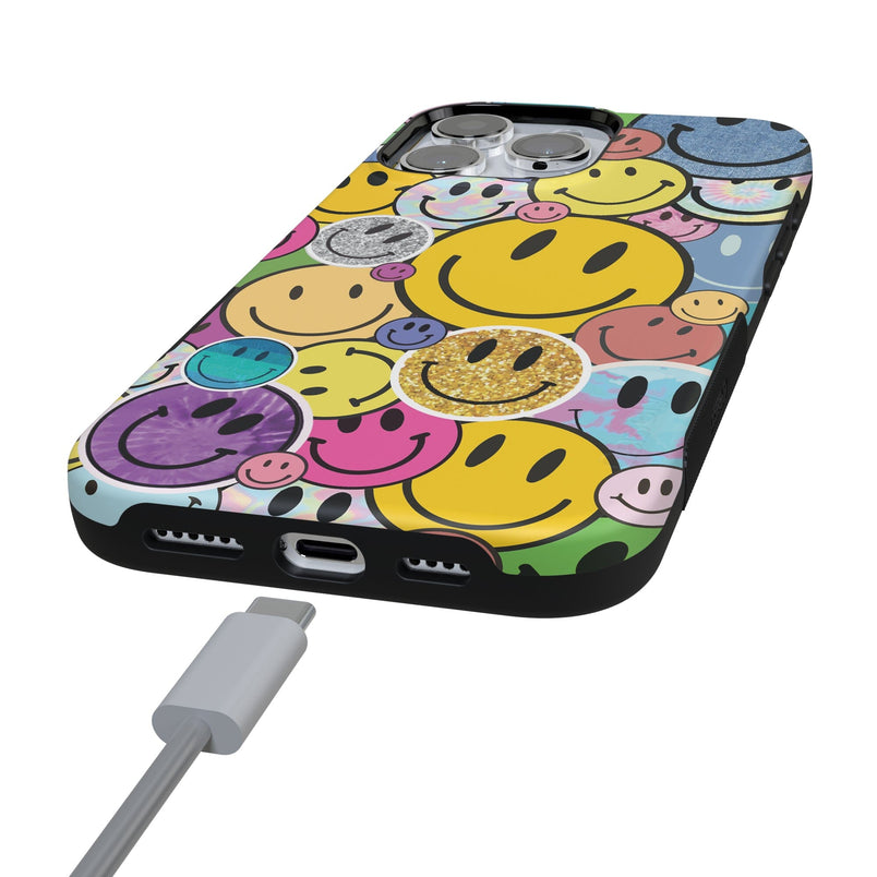 All Smiles | Smiley Face Sticker Case iPhone Case get.casely 