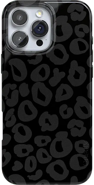 Into the Wild | Black Leopard Case iPhone Case get.casely Classic + MagSafe® iPhone 16 Pro Max