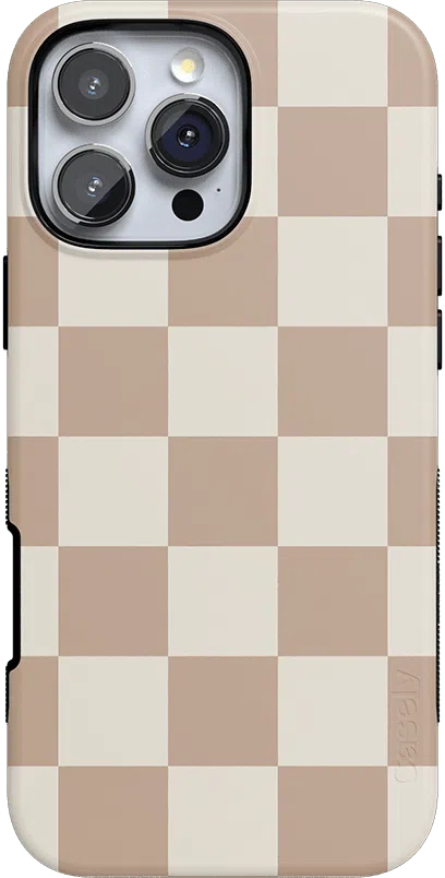 Fit Check | Neutral Checkerboard Case iPhone Case get.casely Classic + MagSafe® iPhone 16 Pro Max