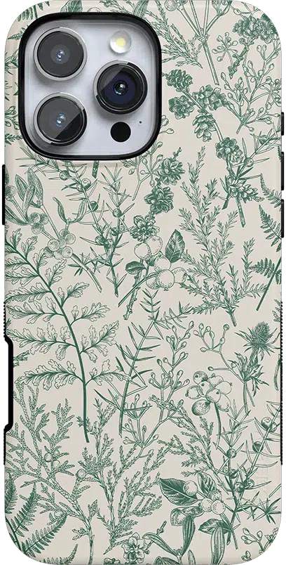 Sage Garden | Green Floral Case iPhone Case get.casely Bold + MagSafe® iPhone 16 Pro Max