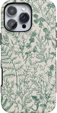 Sage Garden | Green Floral Case iPhone Case get.casely Bold + MagSafe® iPhone 16 Pro Max