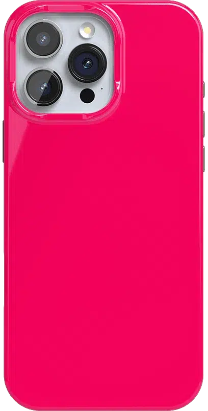 Think Pink | Solid Neon Pink Case iPhone Case get.casely Classic + MagSafe® iPhone 16 Pro Max 