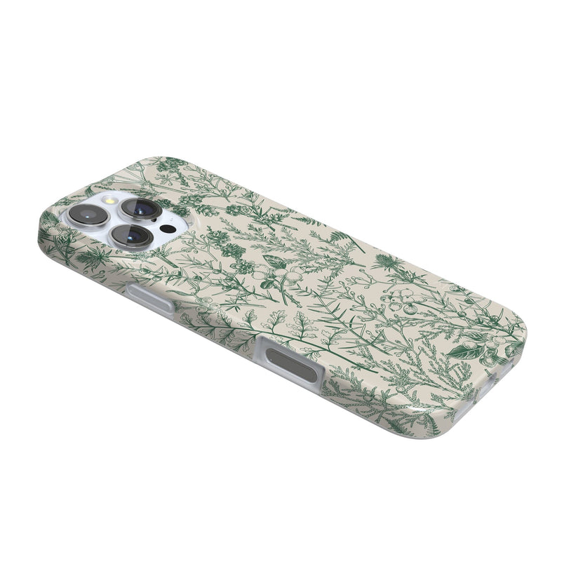 Sage Garden | Green Floral Case iPhone Case get.casely 