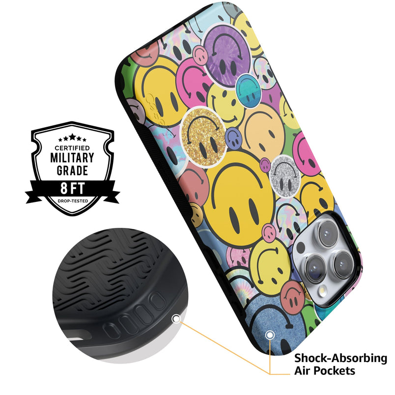 All Smiles | Smiley Face Sticker Case iPhone Case get.casely 