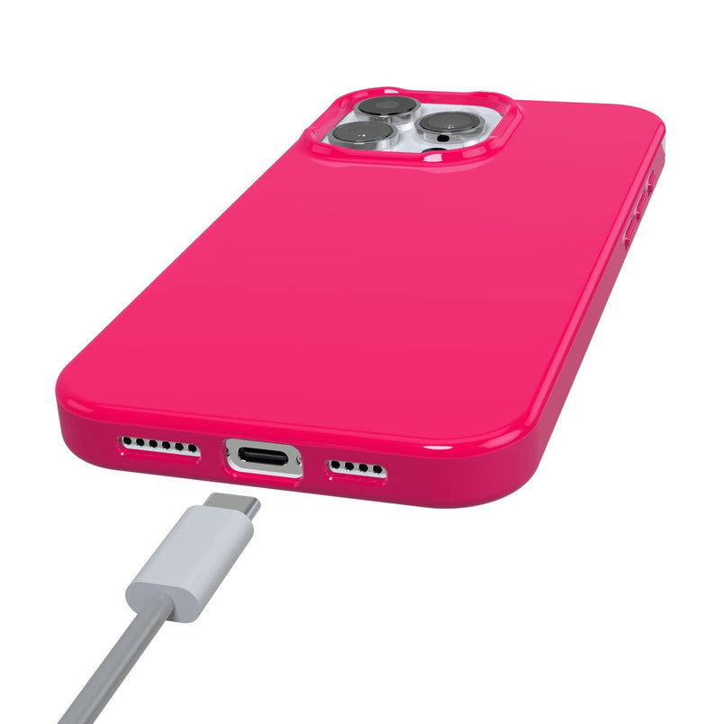 Think Pink | Solid Neon Pink Case iPhone Case get.casely 