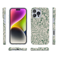 Sage Garden | Green Floral Case iPhone Case get.casely 